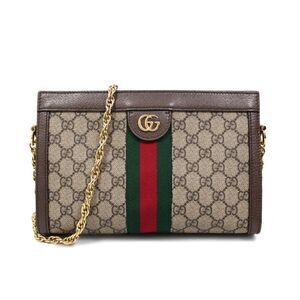 Gucci Bag Ophidia GG Small Shoulder Bag Beige x Ebony